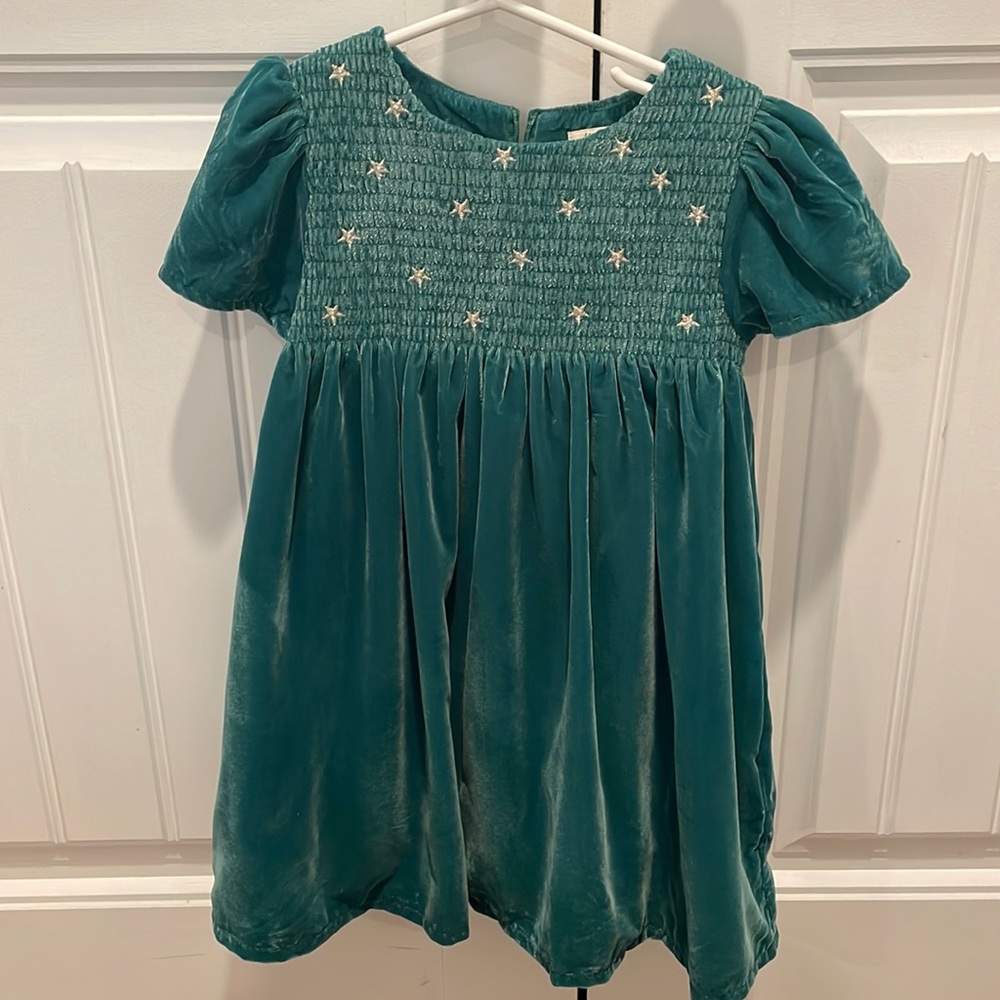 Mini Boden Velvet dress size 4-5